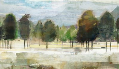Paesaggio forestale astratto da Edward Selkirk