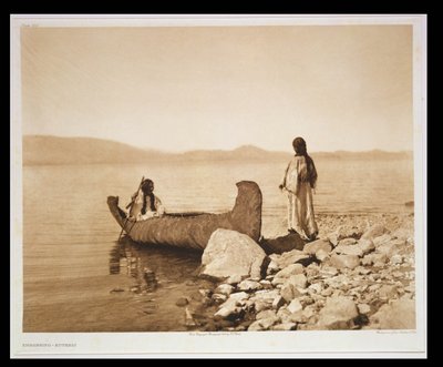 Imbarco - Kutenai da Edward Sheriff (after) Curtis