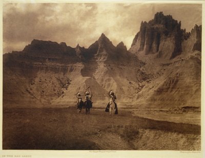 Nelle Badlands da Edward Sheriff (after) Curtis