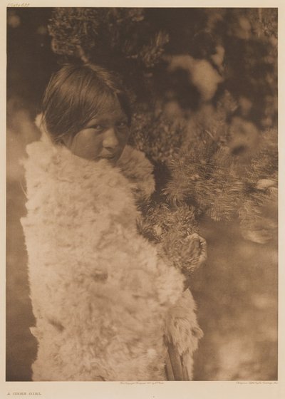 Una ragazza Cree da Edward Sheriff Curtis