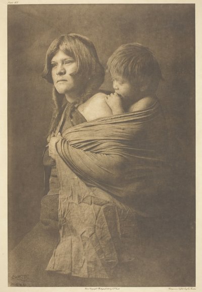 Una madre Hopi, 1921 da Edward Sheriff Curtis