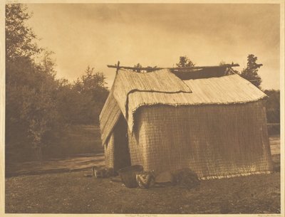 Una casa di stuoie - Skokomish da Edward Sheriff Curtis