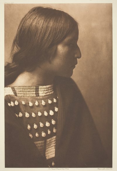 Ragazza Arikara, 1908 da Edward Sheriff Curtis