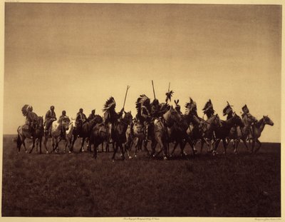 Brate war party da Edward Sheriff Curtis