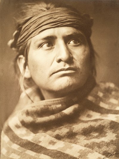 Capo del Deserto, Navaho da Edward Sheriff Curtis