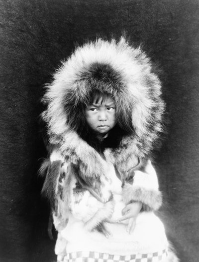 Bambino eschimese di Noatak, Alaska, c.1929 da Edward Sheriff Curtis