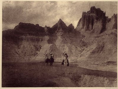 Nelle Badlands da Edward Sheriff Curtis