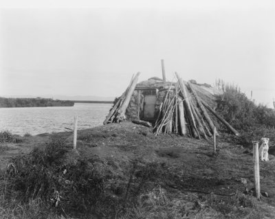 Sul fiume Selawik, c.1929 da Edward Sheriff Curtis