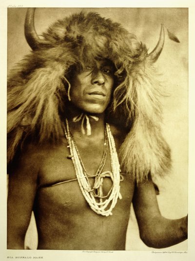 Maschera di Bufalo Sia da Edward Sheriff Curtis