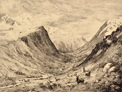 Il Dee delle Highlands: Incontro di Garchary e Larig Burns, c.1880 da Edward Slocombe