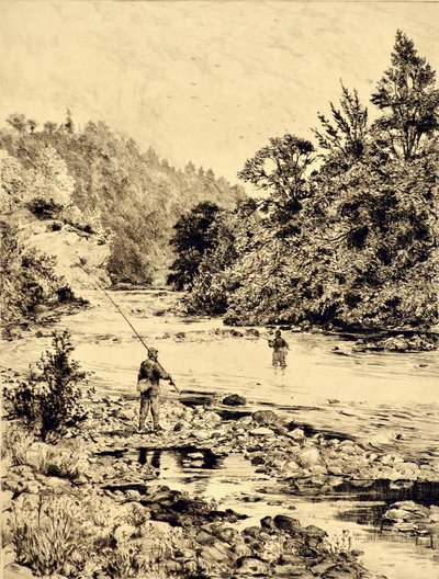 Il Tees: Il Tees a Ovington, c.1880 da Edward Slocombe