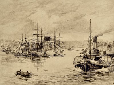 Il Tyne: A Shields (c.1880) da Edward Slocombe