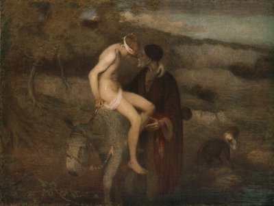 Il buon samaritano, c1890, c1930 da William Edward Stott