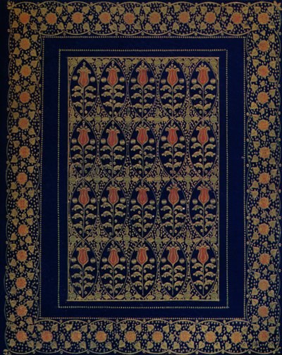 Rilegatura in marocchino blu con intarsi e dorature da Edward Sullivan