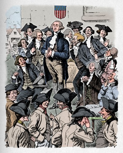 George Washington cerca di dire una bugia, c1900 da Edward Tennyson Reed