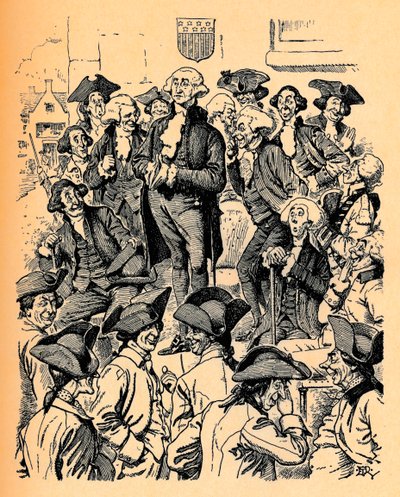 George Washington che cerca di dire una bugia, c1900 da Edward Tennyson Reed