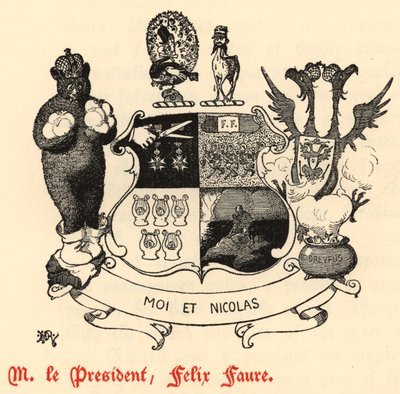 M Le President, Felix Faure (incisione) da Edward Tennyson Reed