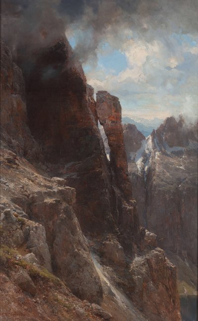 Paesaggio delle Dolomiti da Edward Theodore Compton