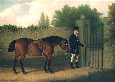 Cavallo e stalliere da Edward Tolley