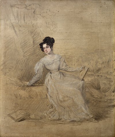 Ritratto di Jane Moresley da Edward Villiers Rippingille