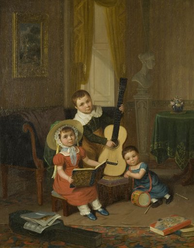 Il giovane trio da Edward Villiers Rippingille