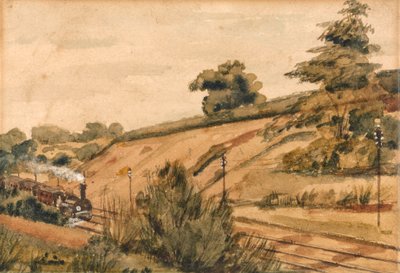 [Paesaggio con Treno] da Edward W. Fitch