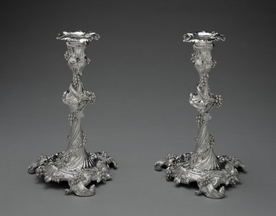 Coppia di candelabri, c.1755-56 da Edward Wakelin