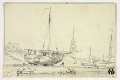 Chiesa a Scheveningen da Edward William Cooke