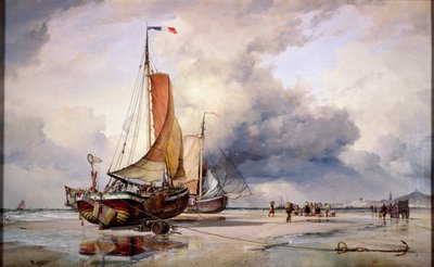 Pincks olandesi a Scheveningen, Olanda, 1860 da Edward William Cooke
