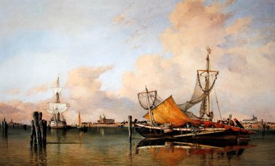 Sera prima del maltempo sulla laguna, Venezia da Edward William Cooke