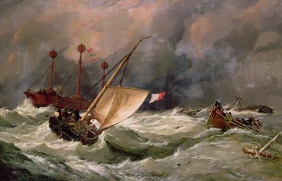 Mattina dopo una forte tempesta da Edward William Cooke