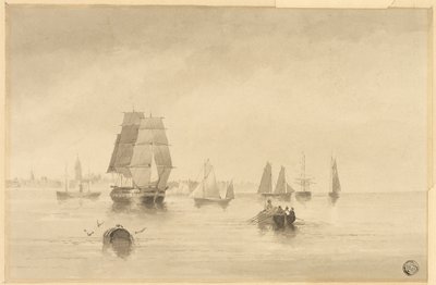 Rye - Costa meridionale vicino a Hastings da Edward William Cooke