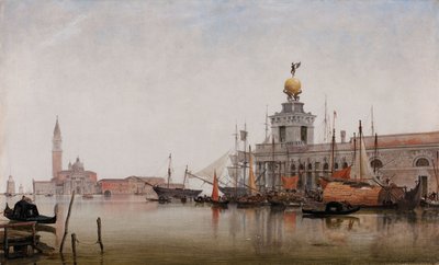 La Dogana di Mare con San Giorgio Maggiore oltre, 1863 da Edward William Cooke