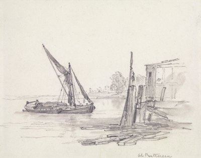 Veduta sul Tamigi a Battersea da Edward William Cooke