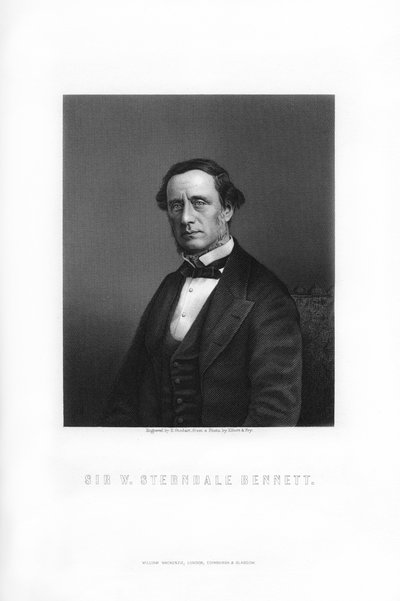 Sir William Sterndale Bennett, compositore inglese da Edward William Stodart