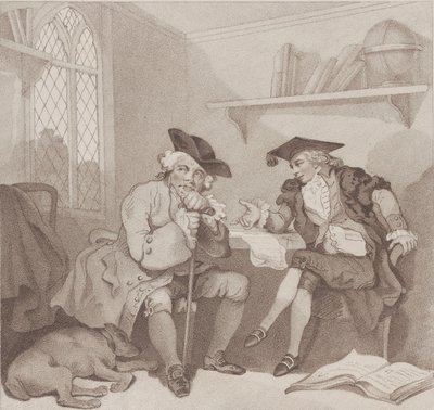 Scena di un college, o un tentativo infruttuoso sulla borsa da Edward Williams