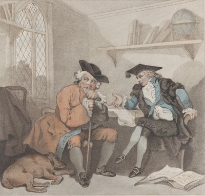 Una scena universitaria, o un tentativo infruttuoso sulla borsa di Old Square-toes da Edward Williams