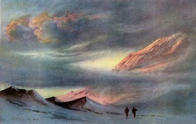 Un tramonto da Hut Point, 2 aprile 1911, 1913 da Charles Edward Wilson