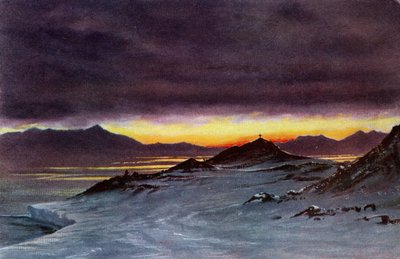Hut Point, Mezzanotte, 27 Marzo 1911, 1913 da Charles Edward Wilson