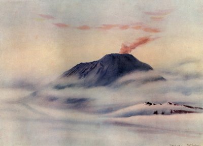 Monte Erebus, c1911 da Charles Edward Wilson