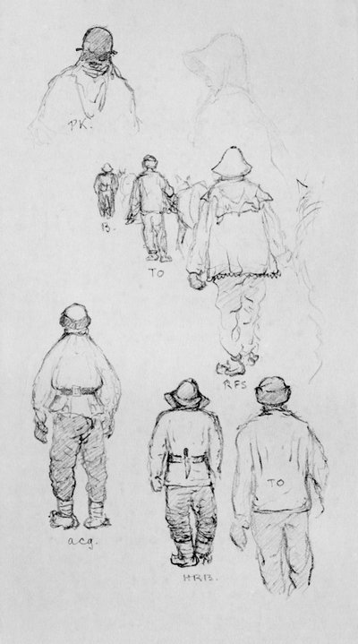 In cammino verso il Polo, c1911, 1913 da Charles Edward Wilson