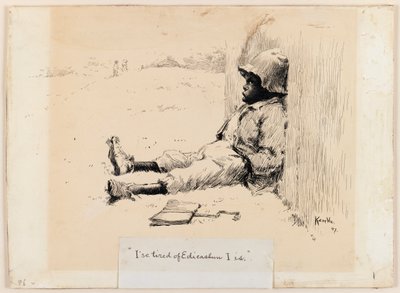 Sono stanco di educazione, 1897 da Edward Windsor Kemble