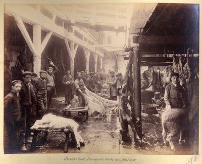Macello di Leadenhall, da ovest da Edward Wormald