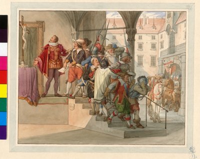 Una deputazione dei protestanti austriaci davanti all