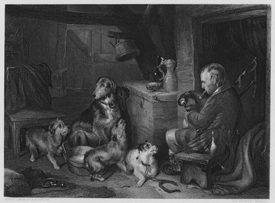 Musica delle Highlands, dal quadro nella Galleria Vernon da Edwin (after) Landseer