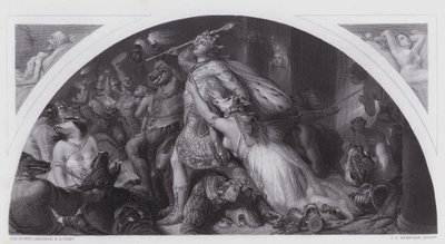 La Sconfitta di Comus e la sua Banda da Edwin (after) Landseer