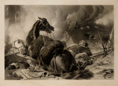 Tempo di Guerra e Tempo di Pace, incisione di Thomas Lewis Atkinson da Edwin (after) Landseer