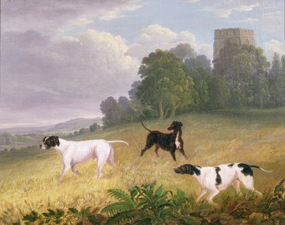 Puntatori in un paesaggio da Edwin (attr. to) Cooper