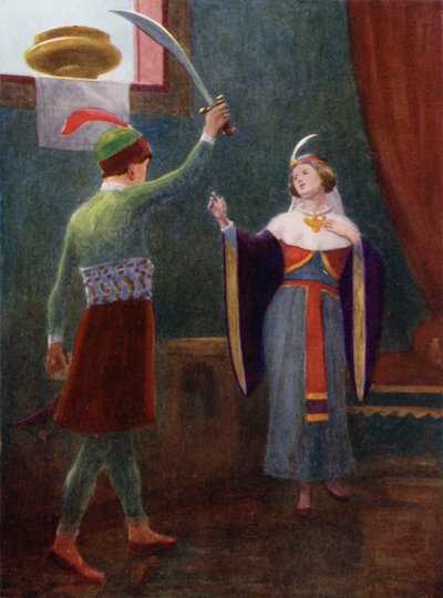 Era molto arrabbiato e teneva la spada in mano da Edwin Arthur Norbury