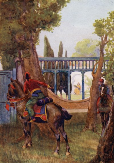 Nel giardino una bella signora camminava tutta sola da Edwin Arthur Norbury